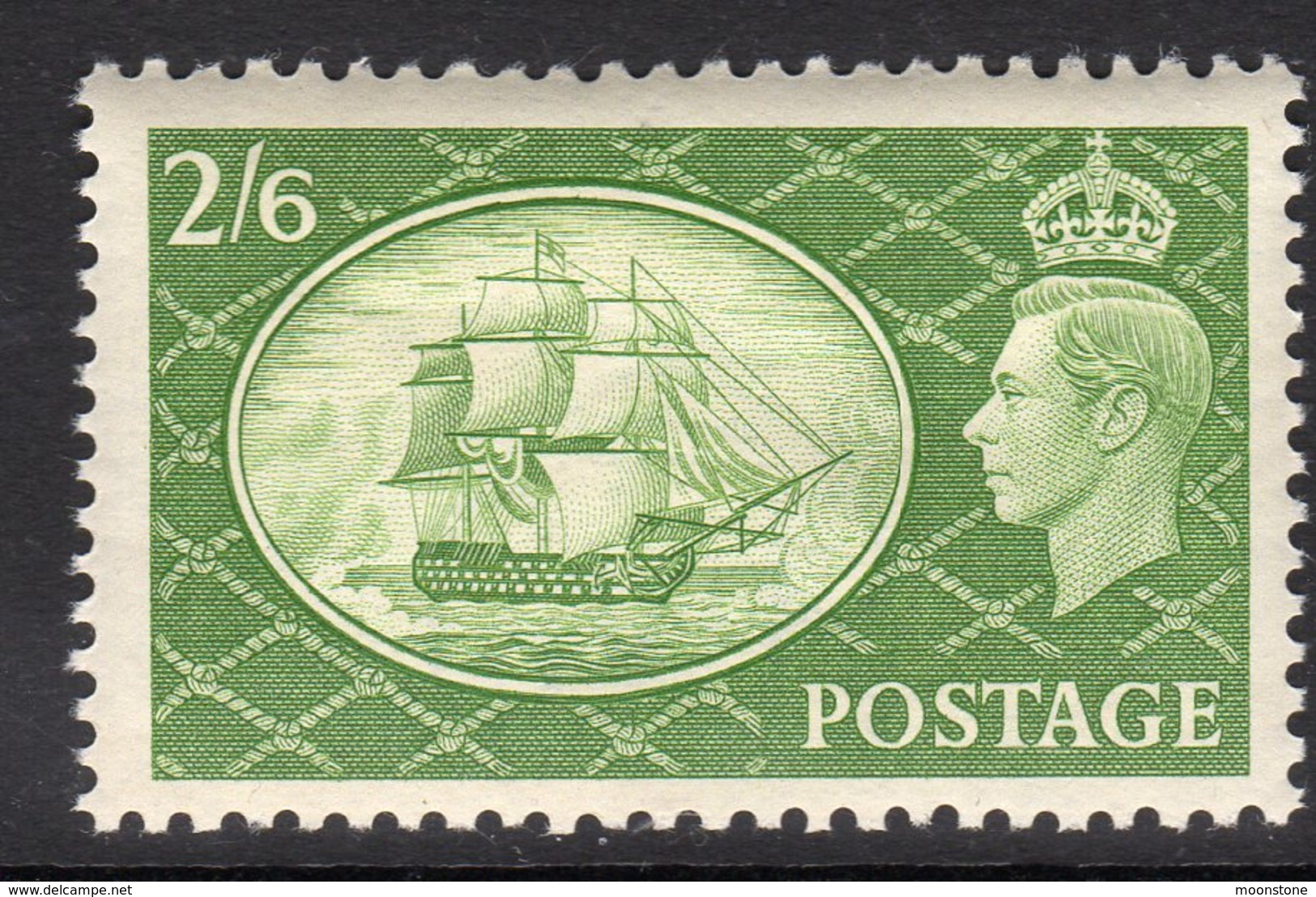 Great Britain GB George VI 1951 'Festival' 2/6d Definitive, Hinged Mint, SG 509 - Nuevos