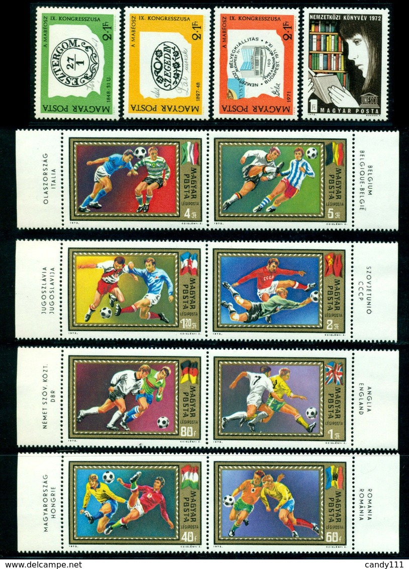 1972 Hungary,Ungarn,Hongrie,Ungheria,Ungaria,Year Set/JG =93 Stamps+7 S/s,MNH - Volledig Jaar