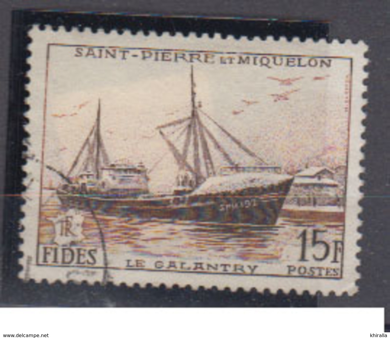 St. Pierre Et Miquelo      1956               N ° 362           COTE       4 € 00           ( E 205 ) - Oblitérés