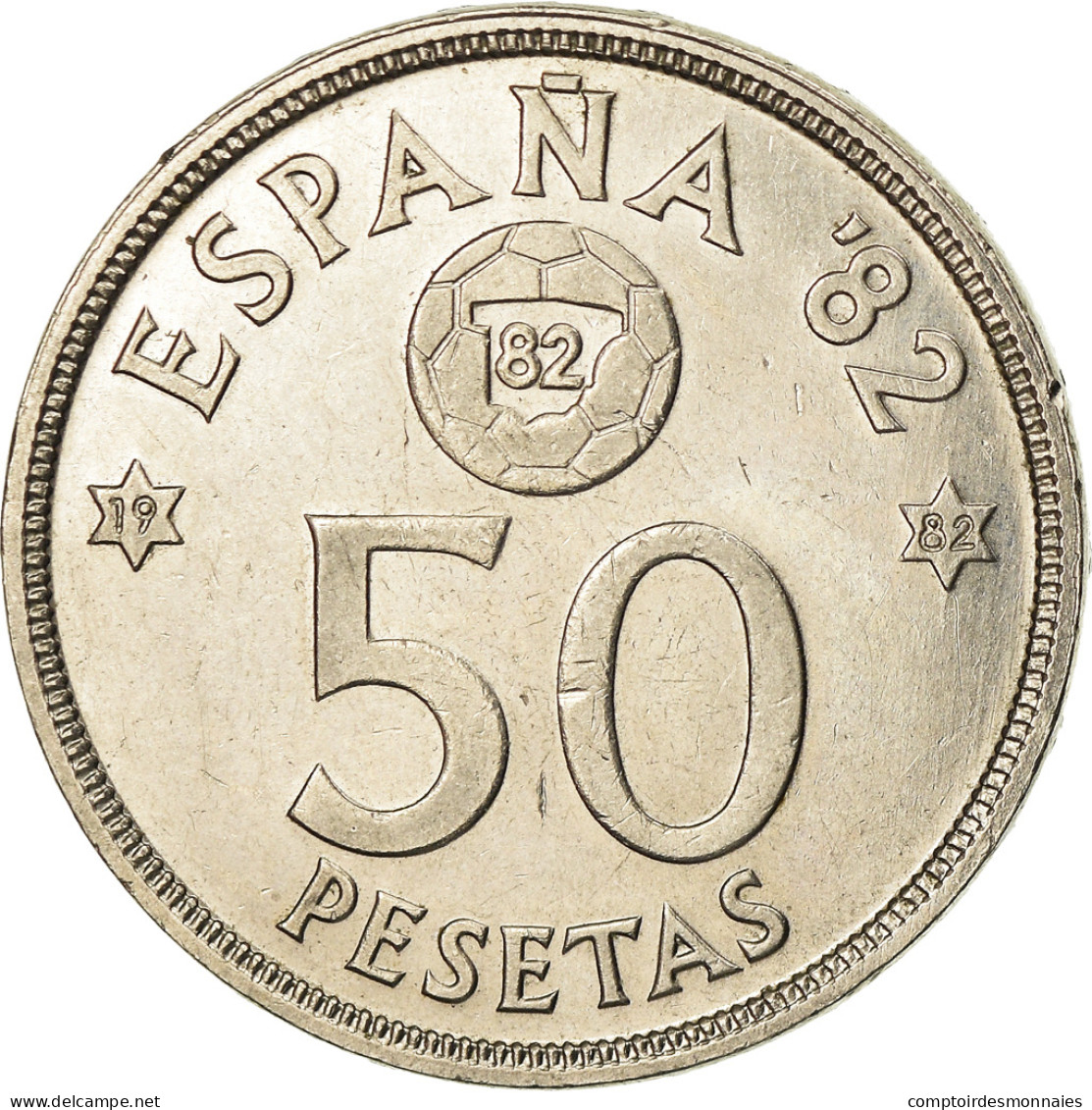 Monnaie, Espagne, Juan Carlos I, 50 Pesetas, 1982, SUP, Copper-nickel, KM:819 - 50 Peseta