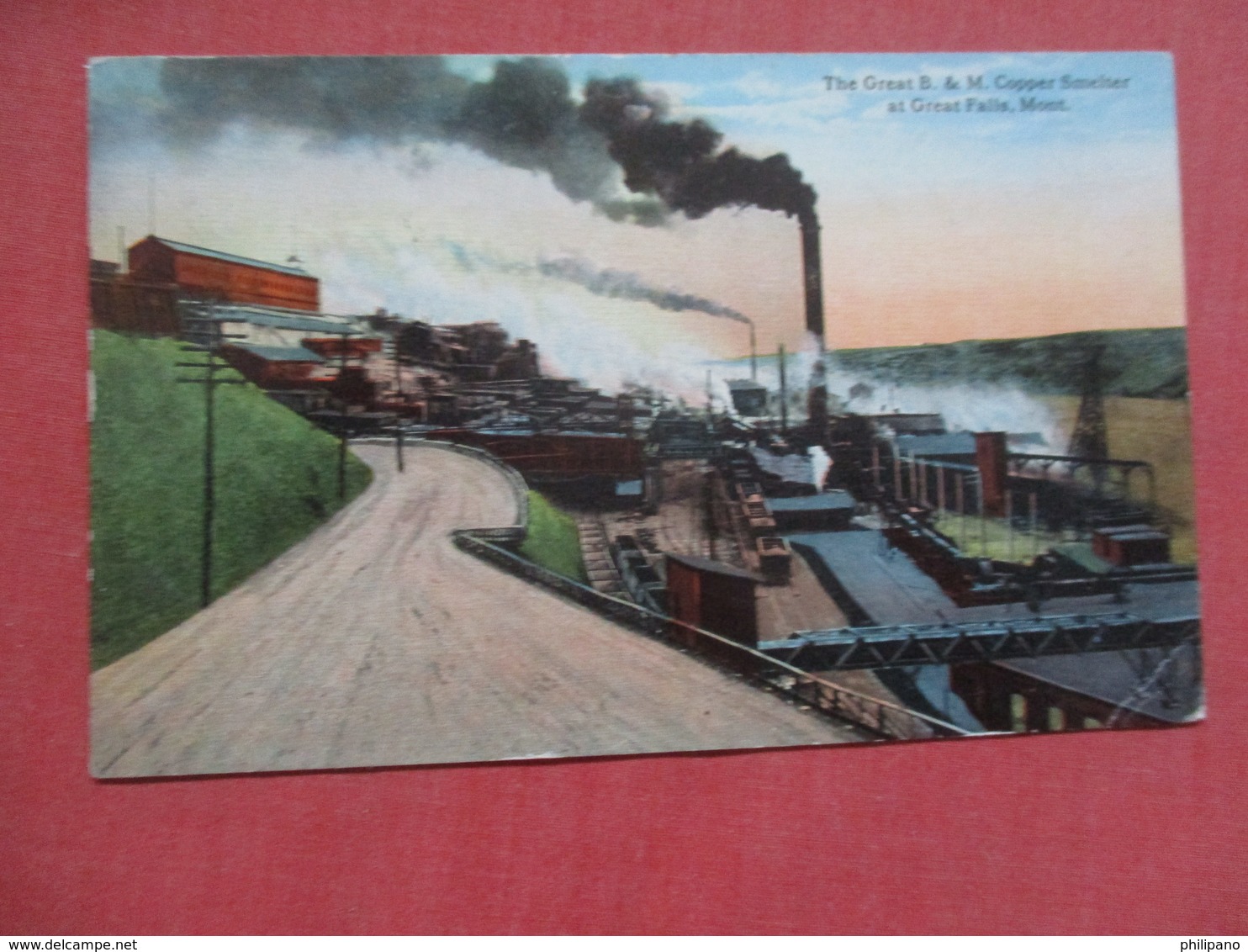 B & M Copper Smelter  Montana > Great Falls        Ref 4104 - Great Falls