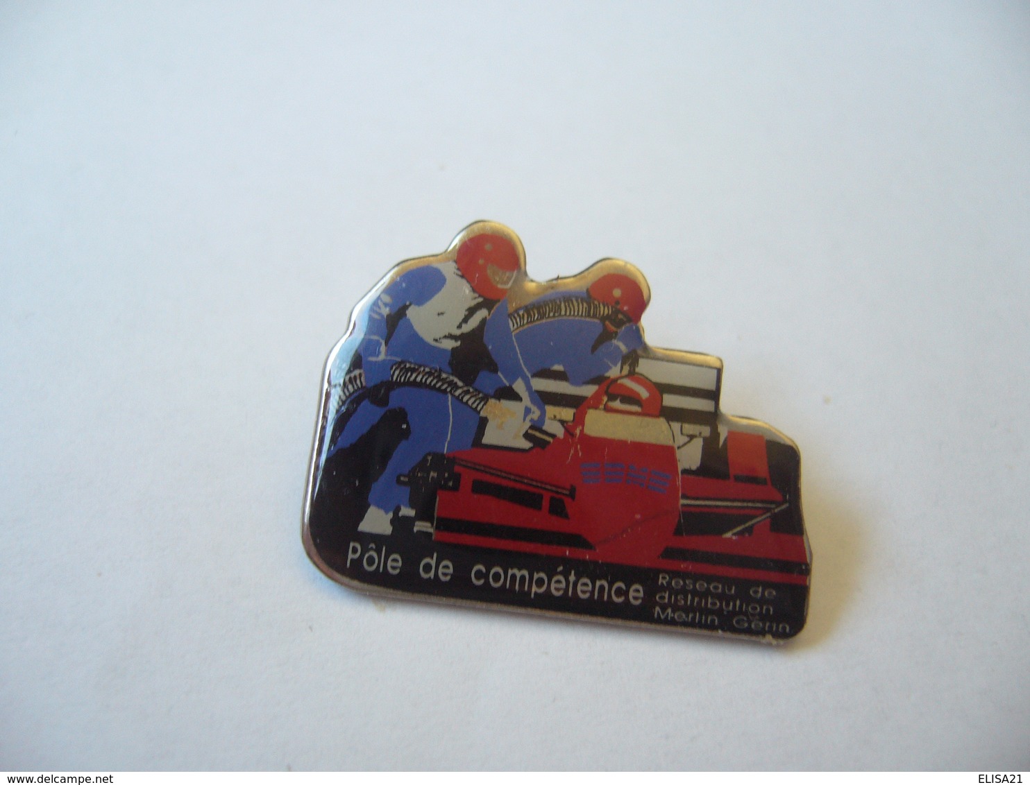 PIN'S PINS PIN PIN’s ピンバッジ   POLE DE COMPÉTENCE THÈME SPORT AUTOMOBILES FORMULES 1 - Automobile - F1