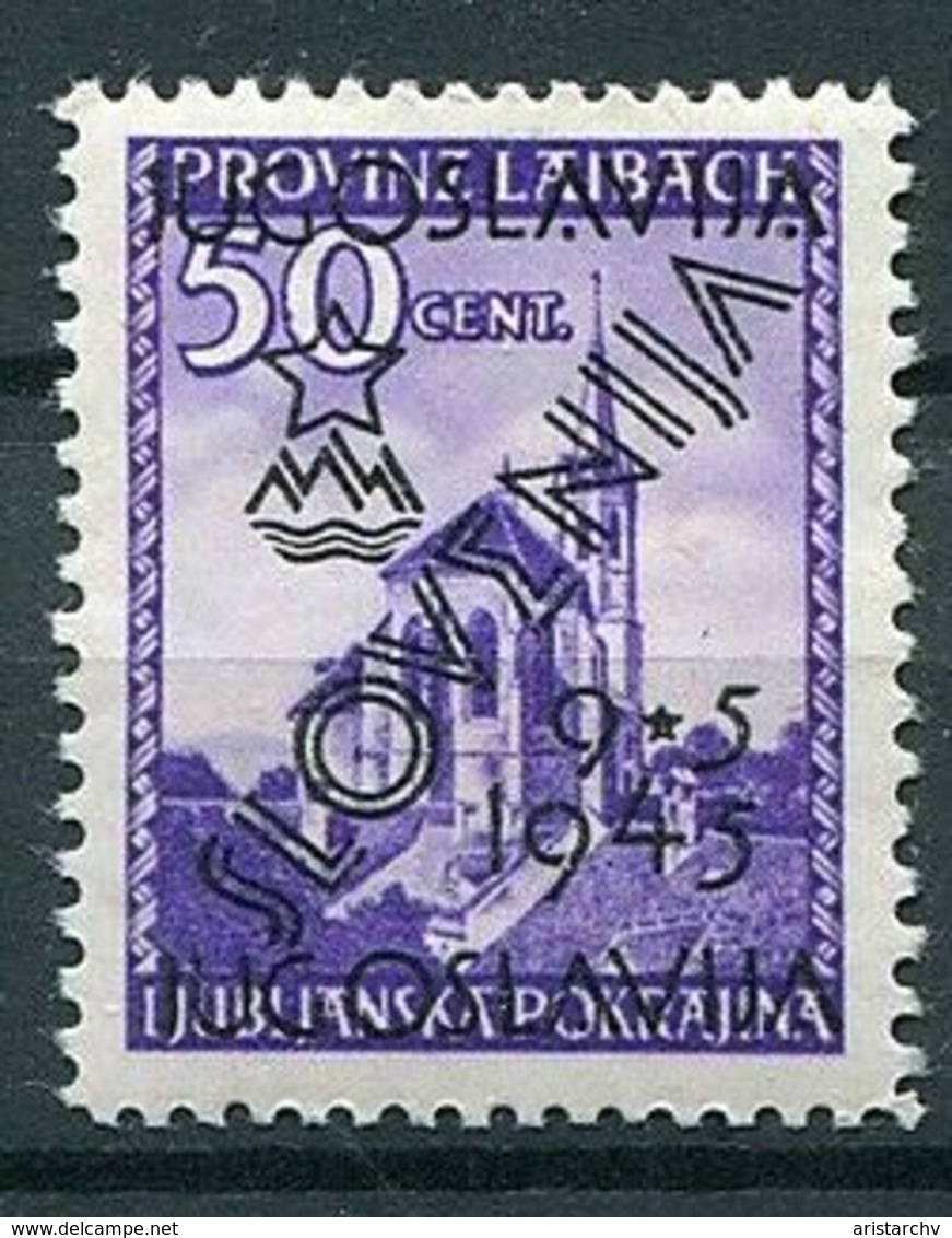 PROVINZ LAIBACH OVERPRINT YUGOSLAVIA SLOVENIA 9*5 1945 12 STAMPS - Yugoslavian Occ.: Slovenian Shore