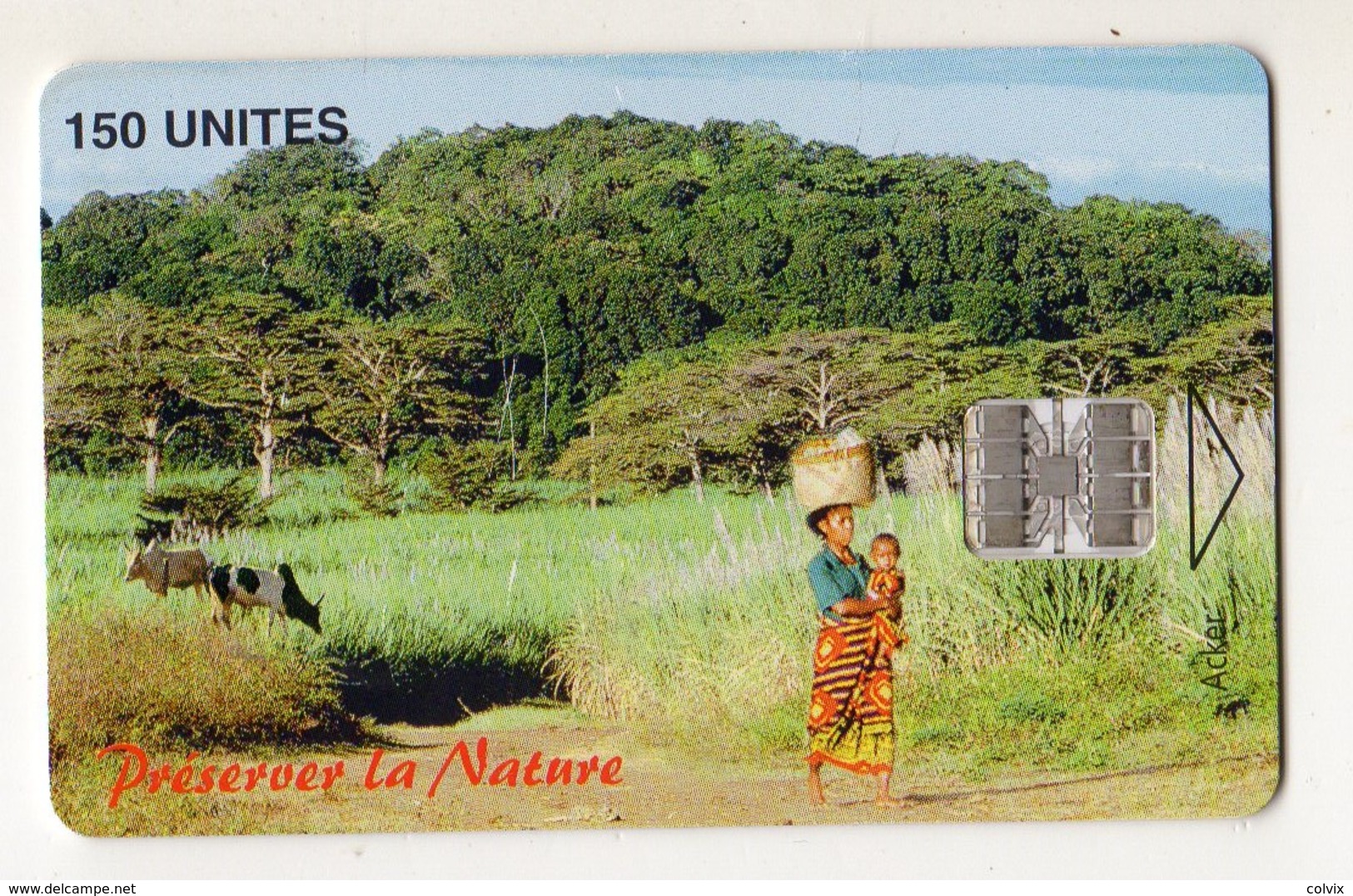 MADAGASCAR Ref MV Cards MDG-31 150U NATURE PRESERVATION - Madagascar