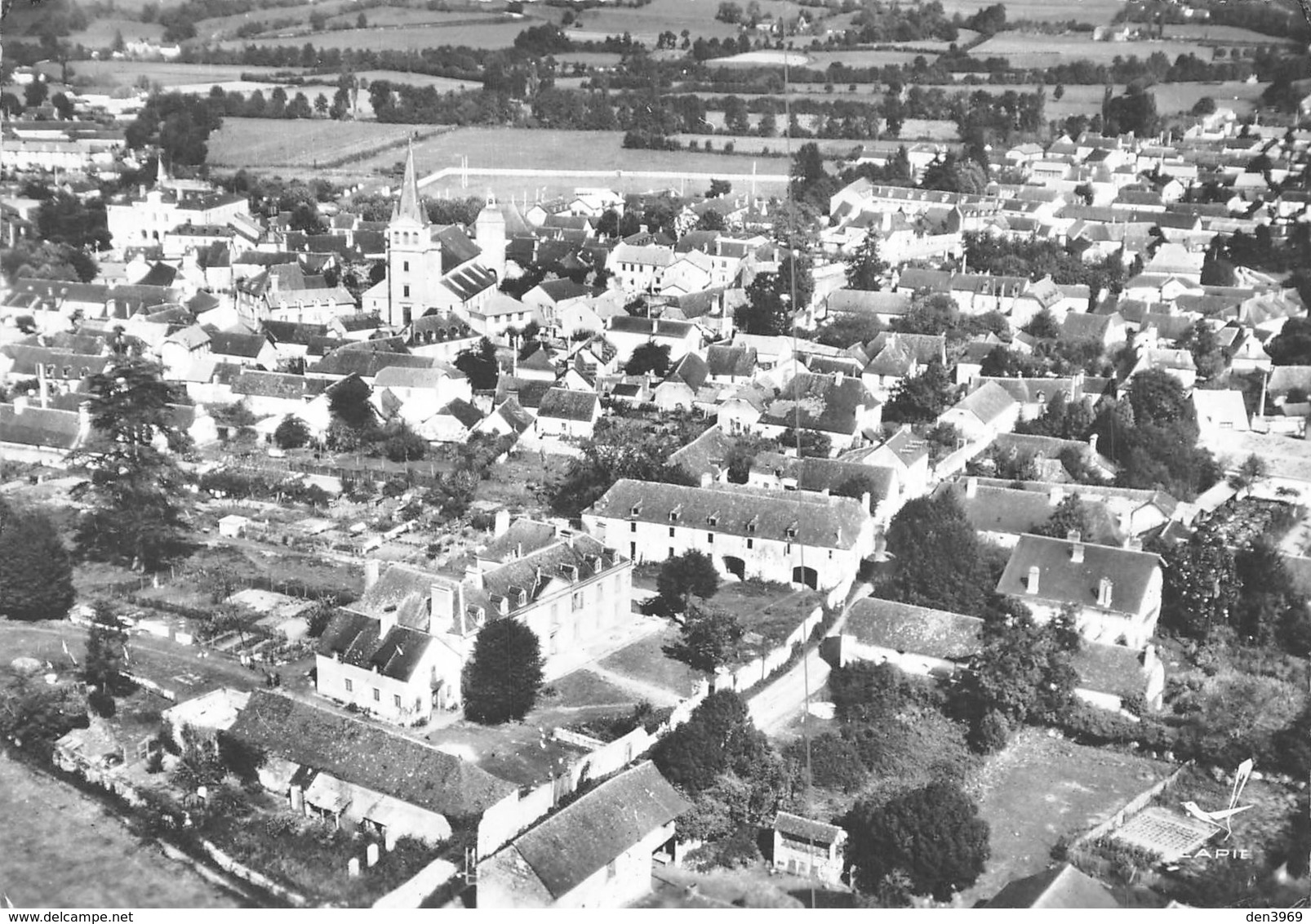 PONTACQ - Vue Générale - L'Eglise - La Mairie - Pontacq