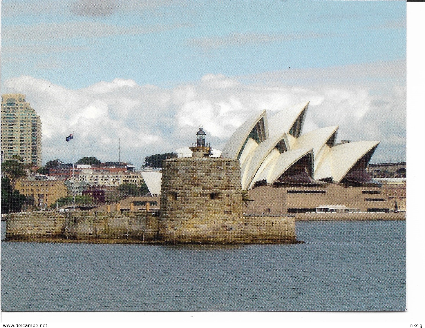 Fort Denison Lighthouse. Australia. B-3181 - Wollongong