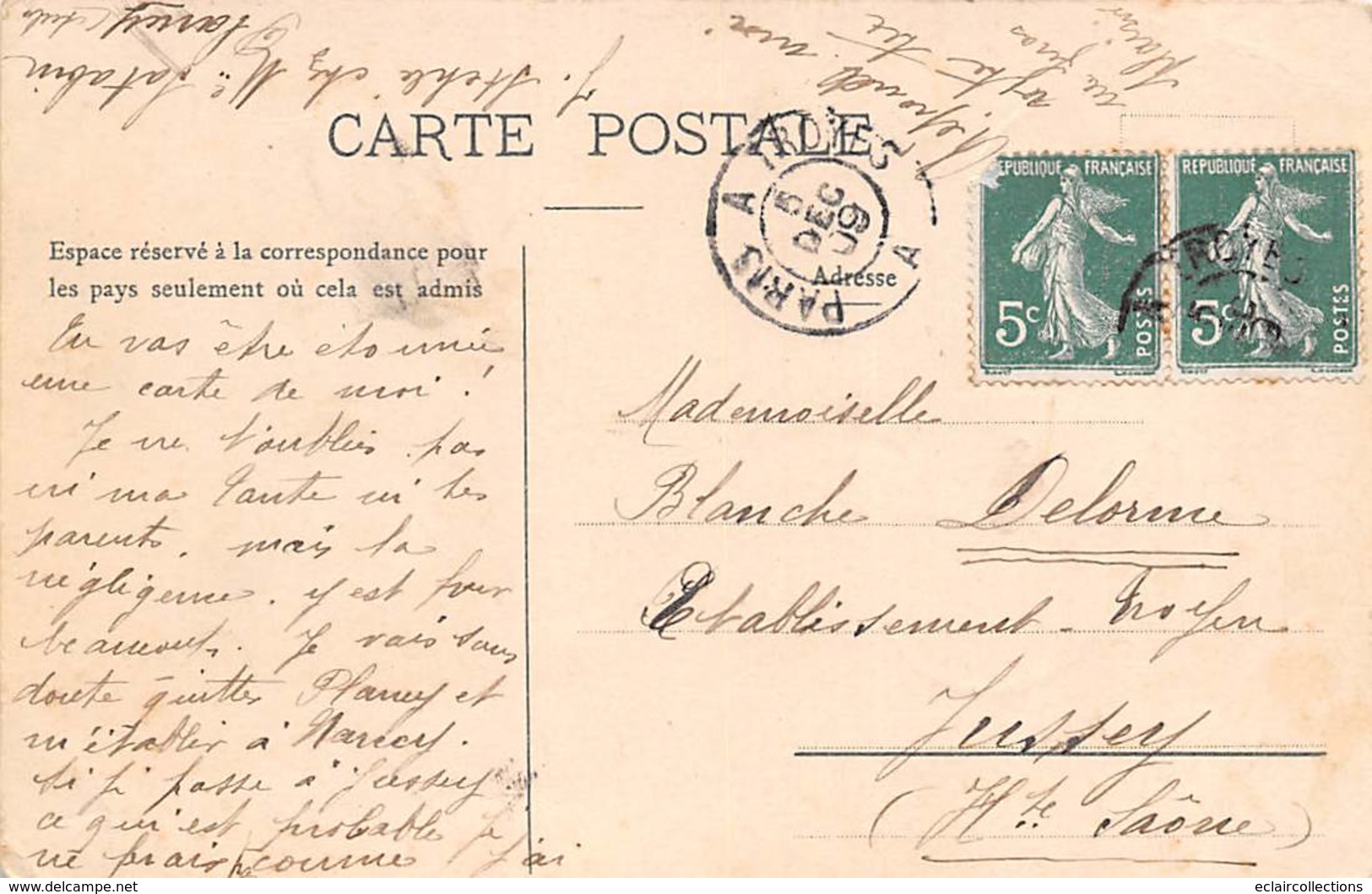 Thème: Carte Postale:       Carte Porte-Bonheur. Le Gui     (Voir Scan) - Otros & Sin Clasificación