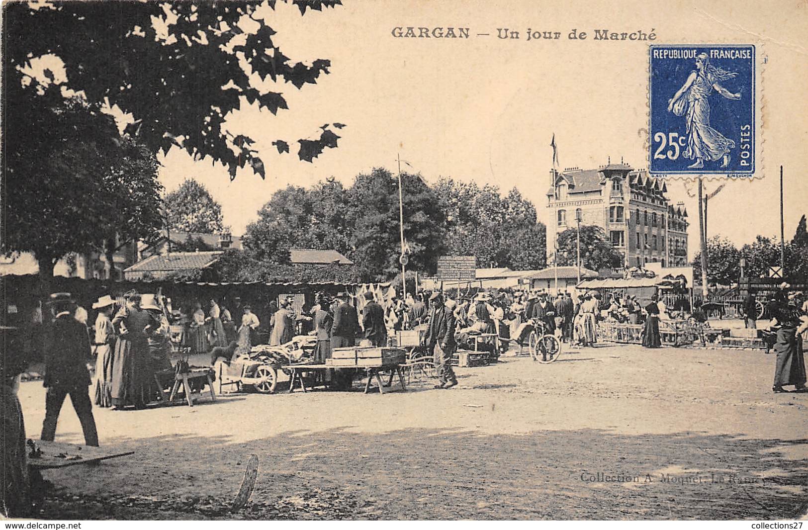 93-GARGAN- UN JOUR DE MARCHE - Livry Gargan