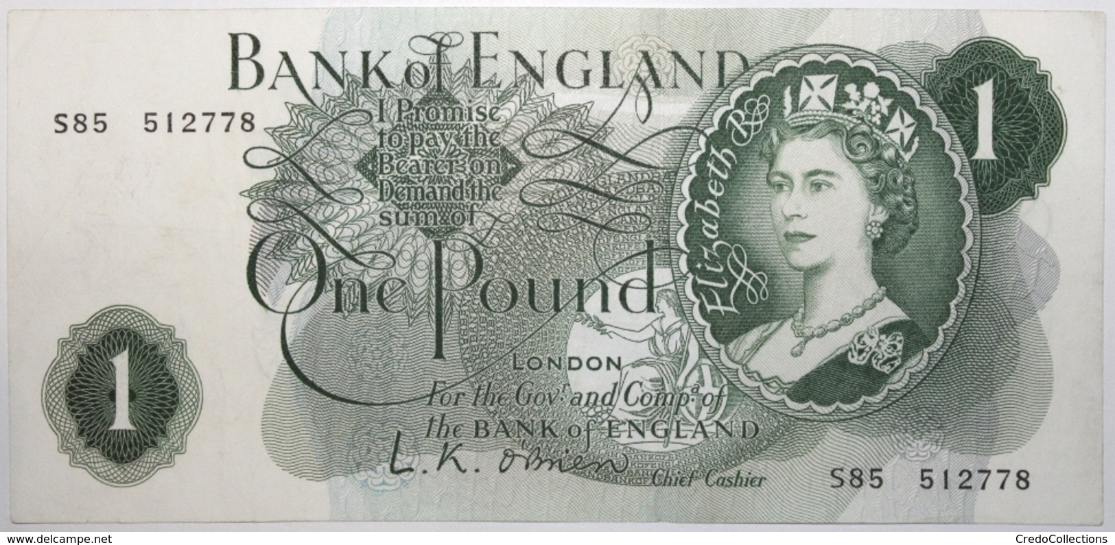 Grande-Bretagne - 1 Pound - 1960 - PICK 374a - SUP - 1 Pond
