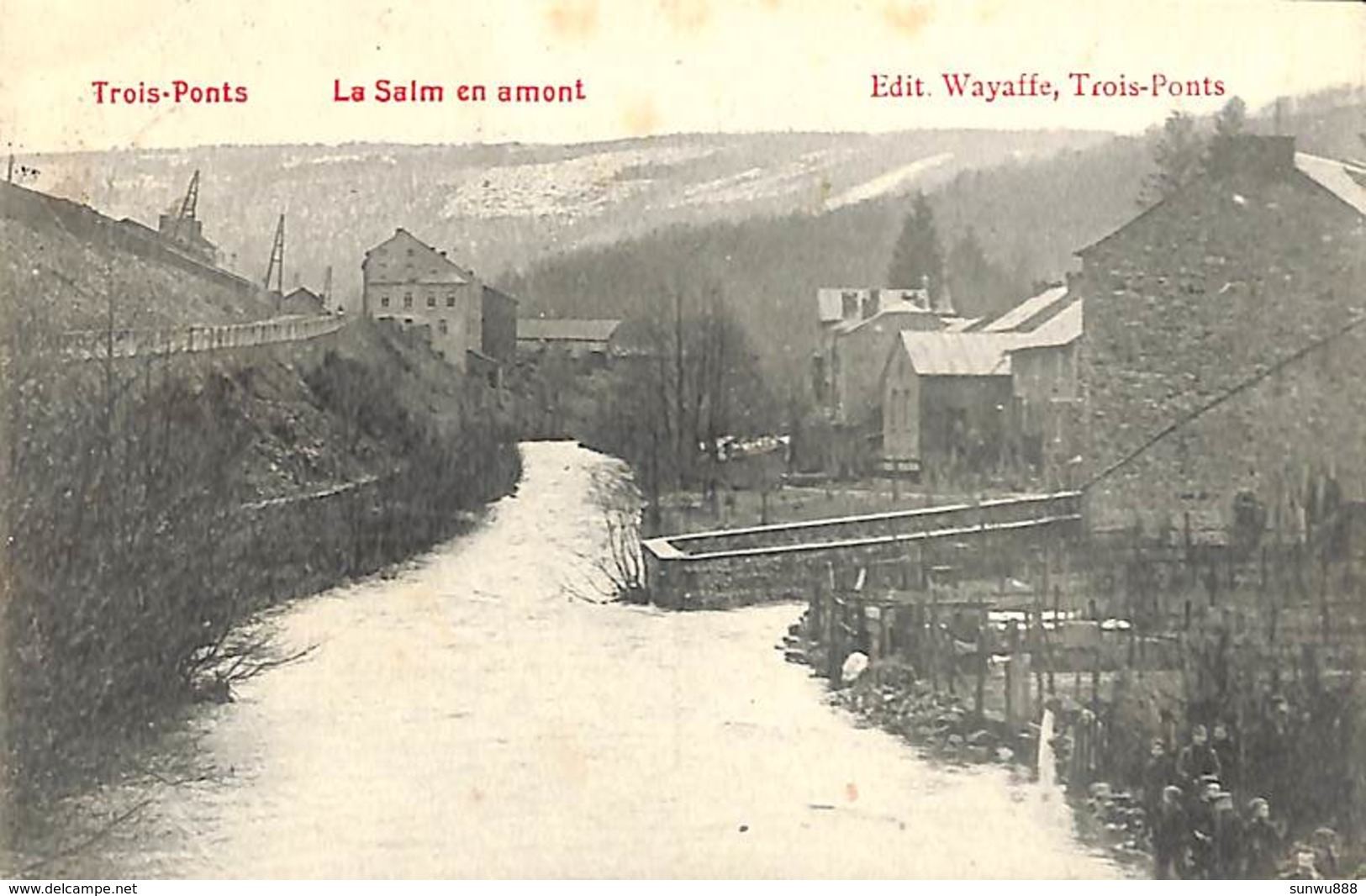 Trois-Ponts - La Salm En Amont (Edit. Wayaffe, 1908) - Trois-Ponts