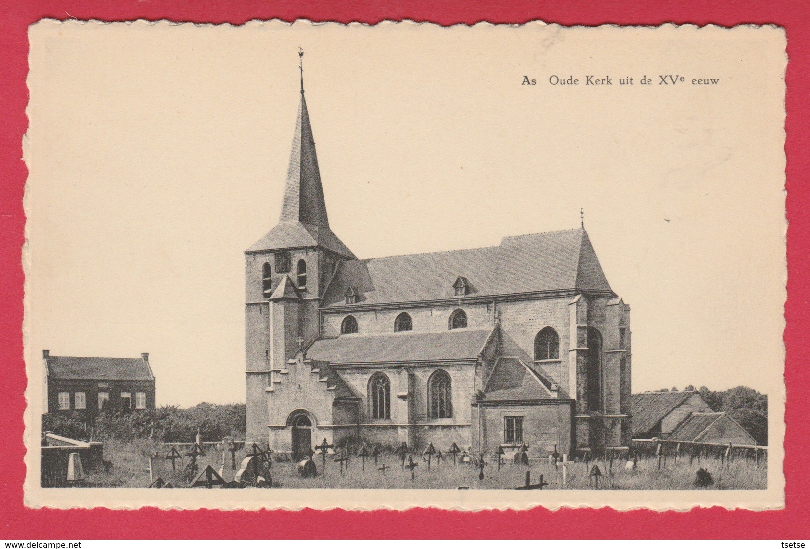 As - Oude Kerk Uit De XVe Eeuw ( Verso Zien ) - As