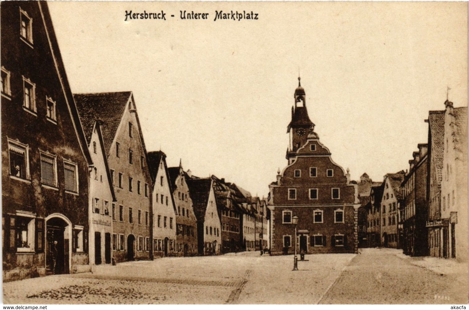 CPA AK Hersbruck Unterer Marktplatz GERMANY (959550) - Hersbruck