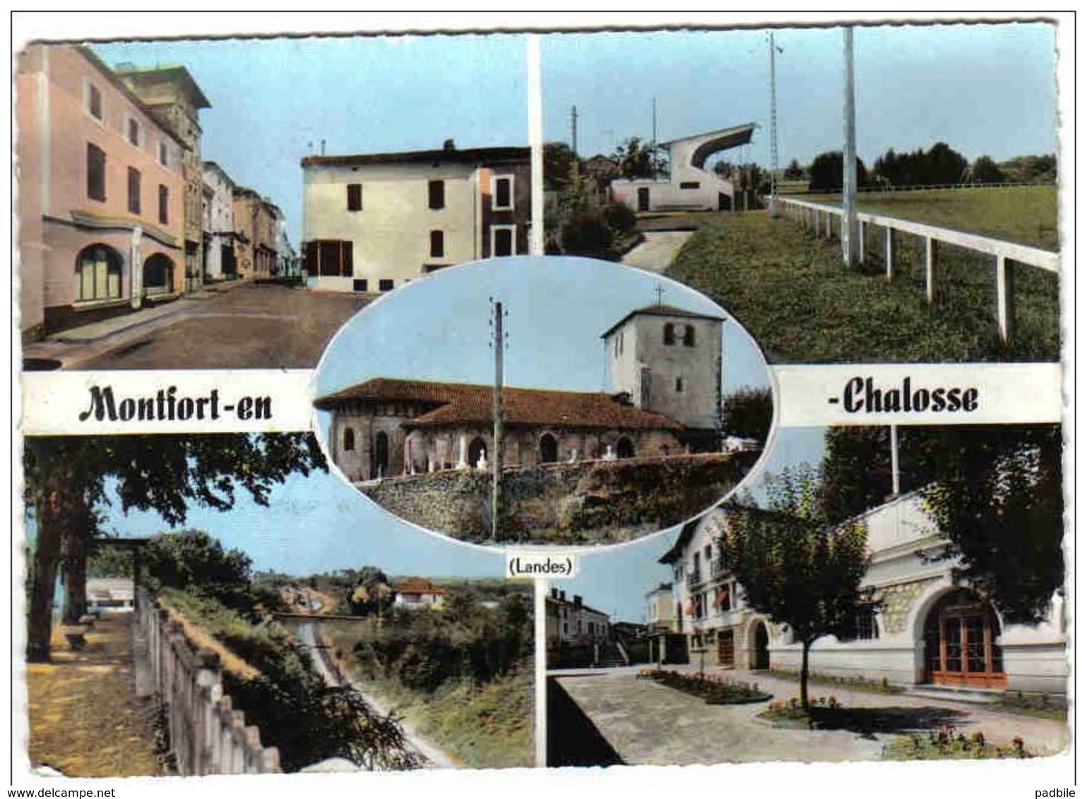 Carte Postale  40. Montfort-en-Chalosse  Très Beau Plan - Montfort En Chalosse