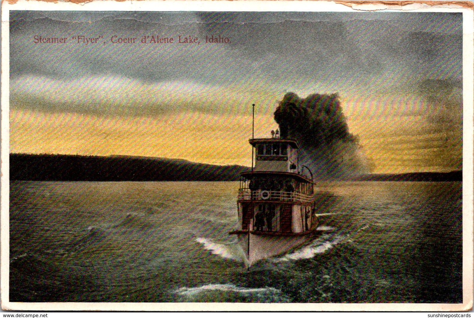 Idaho Coeur D'Alene Lake Steamer "Flyer" - Coeur D'Alene