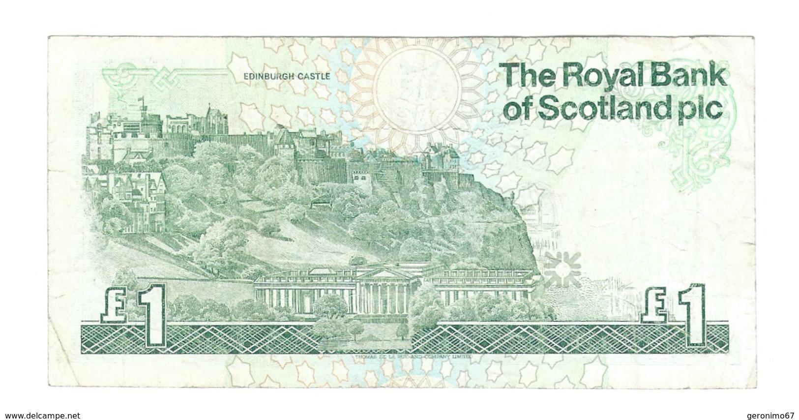 United Kingdom / Great Britain - Elizabeth II - 1 Pound - Royal Bank Of Scotland - 1 Pond