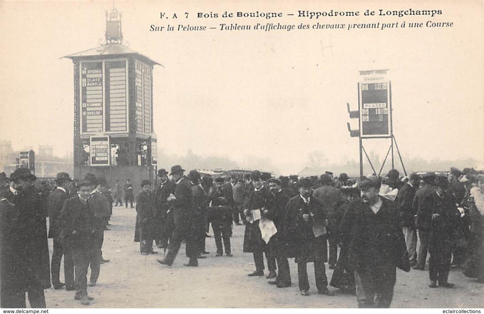 Sport.   Hippisme :     Hippodrome De Longchamps  Tableau D'affichage          (voir Scan) - Reitsport