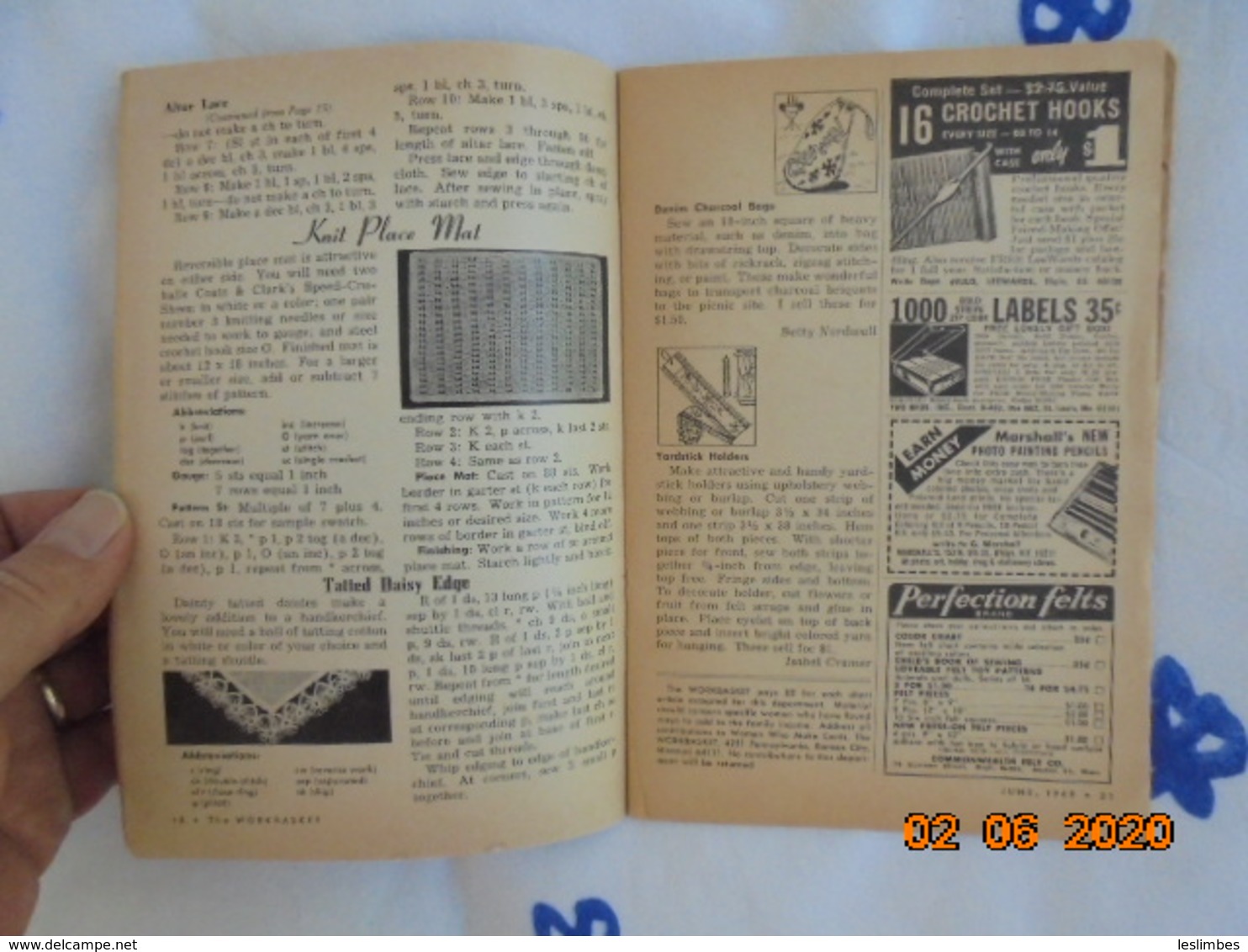 Workbasket And Home Arts Magazine, Volume 34 (June 1969) Number 9 - Bastelspass