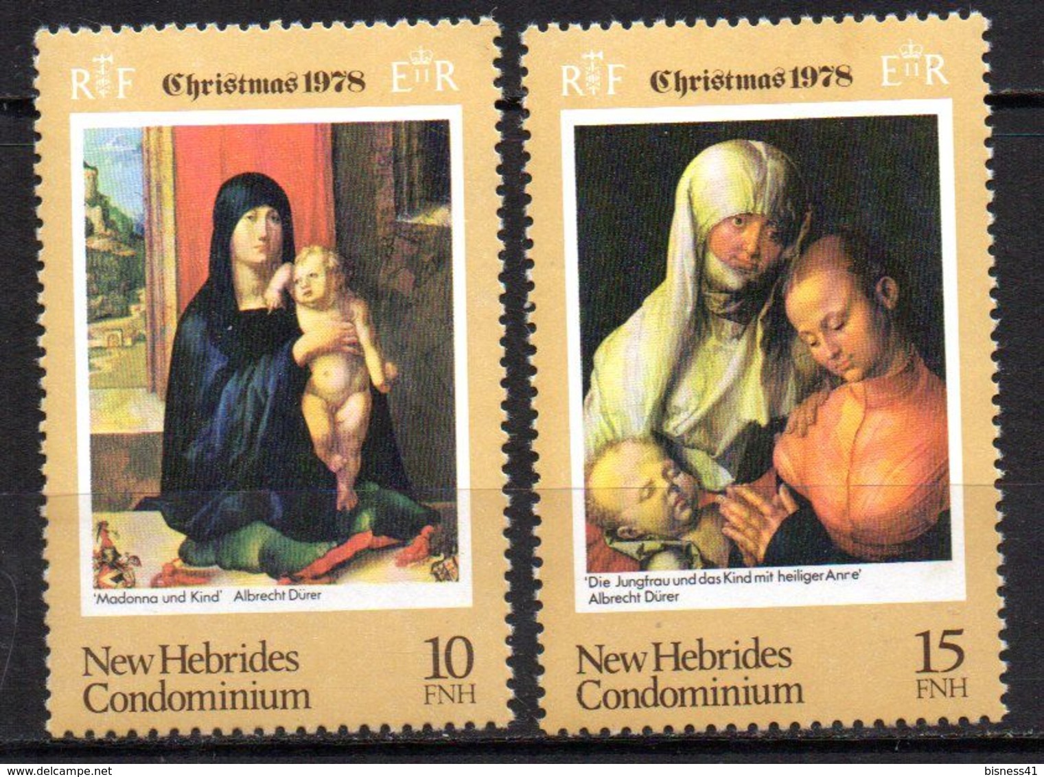 Col17  Colonie Nouvelles Hebrides N° 546 & 546 Neuf XX MNH  Cote 0,80€ - Unused Stamps