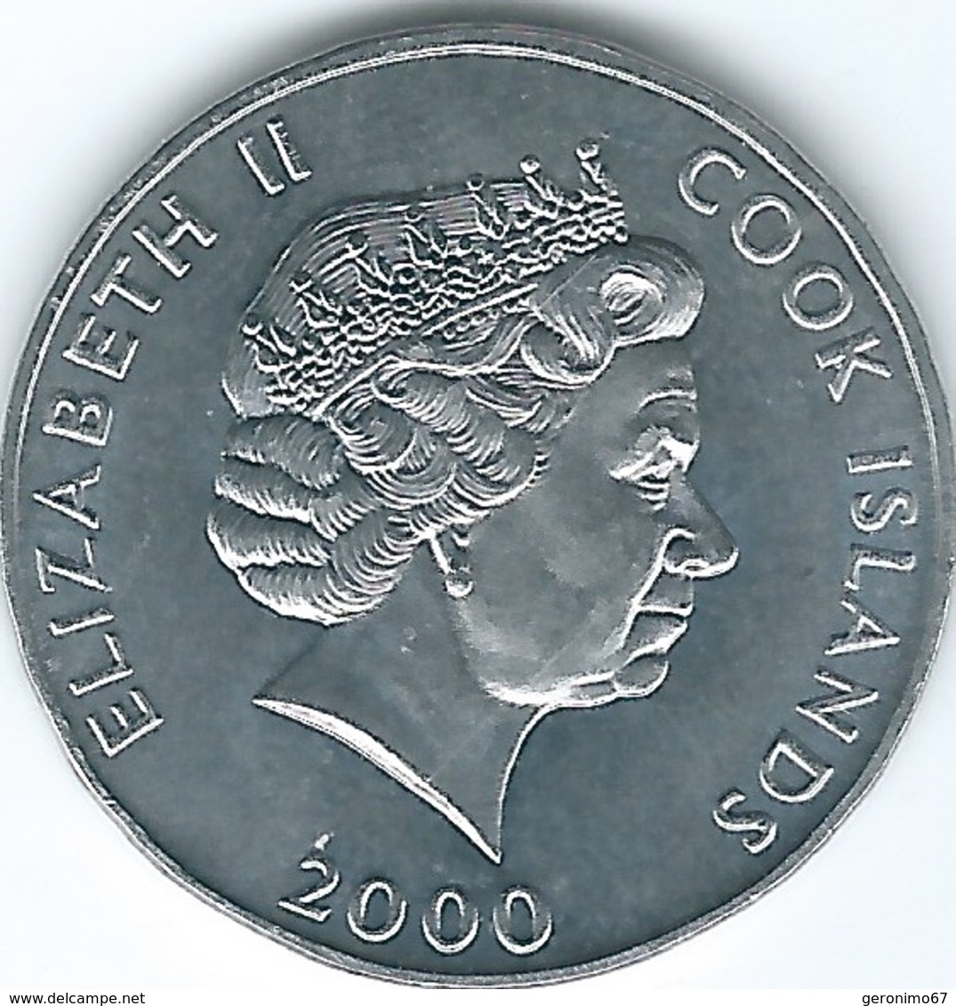 Cook Islands - 2000 - Elizabeth II - 5 Cents - 21st Century Food Security - FAO - KM369 - Cook