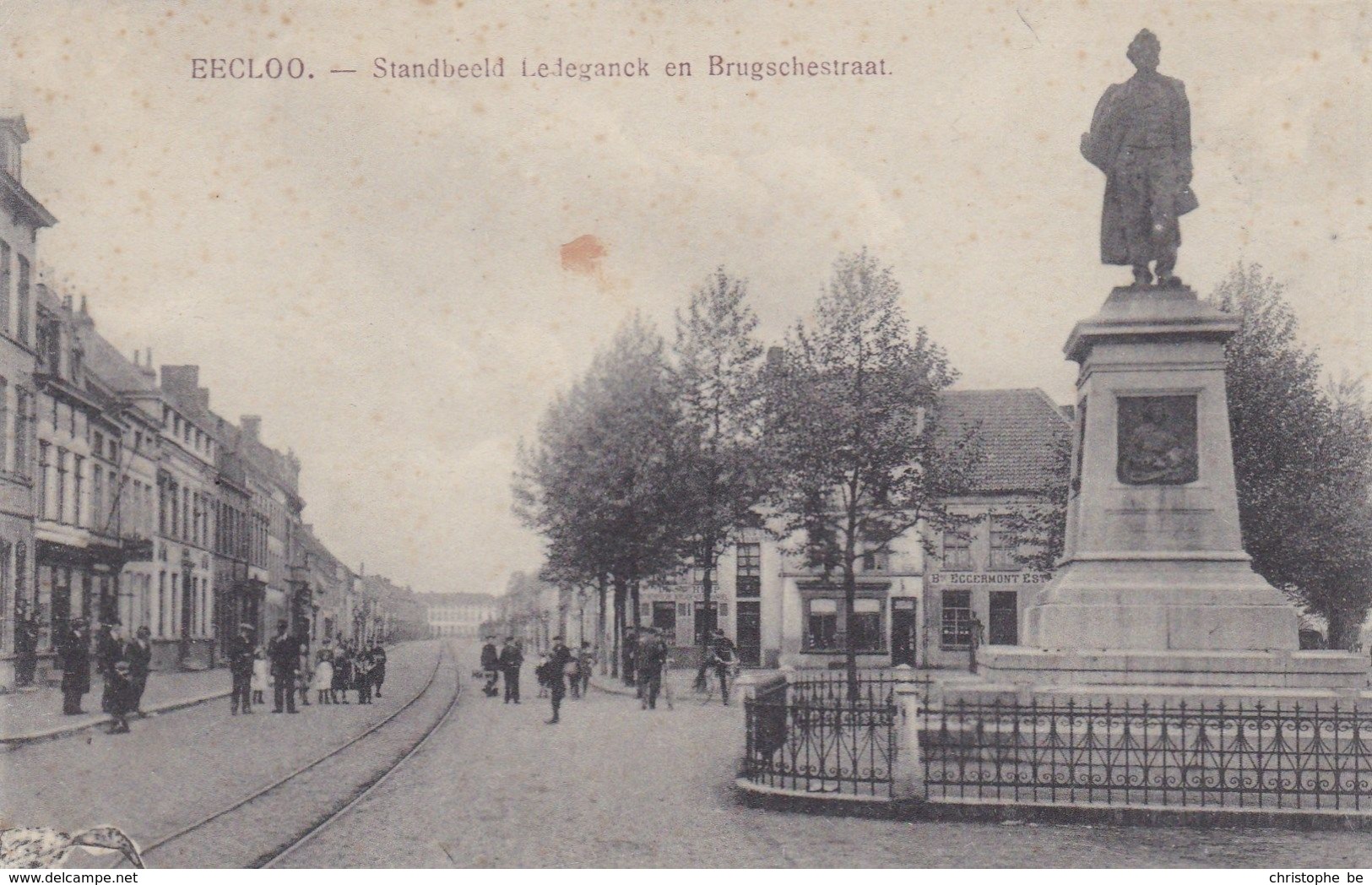 Eeklo, Eecloo, Standbeeld Ledeganck En Brugschestraat (pk69636) - Eeklo