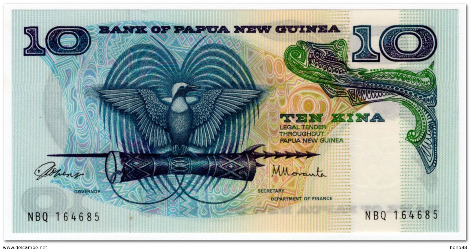 PAPUA NEW GUINEA,10 KINA,1985,P.7,AU-UNC - Papua New Guinea