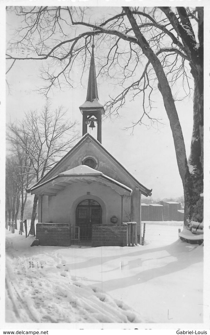 Bulle Chapelle De St. Joseph En Hiver - Chapelle