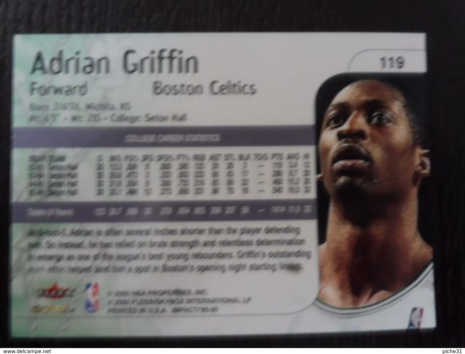 NBA - UPPER DECK 1997 - CELTICS - ADRIAN GRIFFIN - 1990-1999