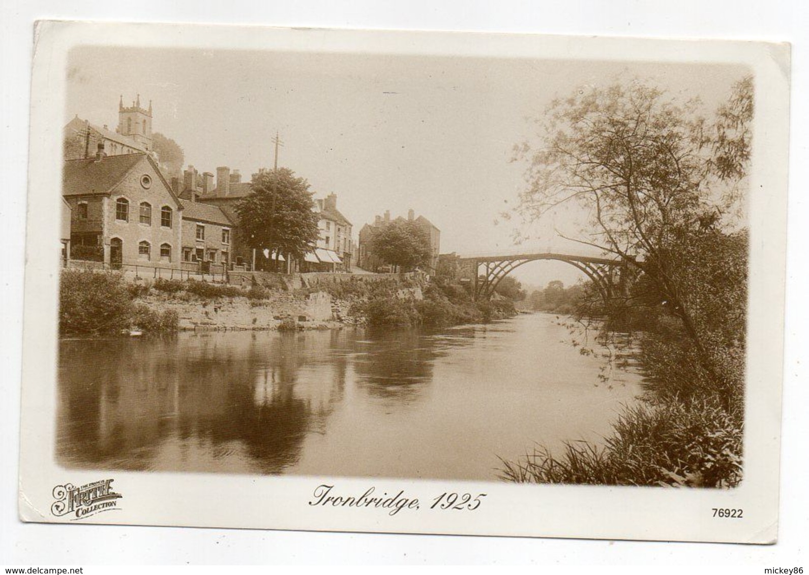 U-K  -- IRONBRIDGE --1995--- Reproduction D'une Carte Ancienne  -- (pont)  --cpm  15 X 10  Collec  Francis Frith - Shropshire