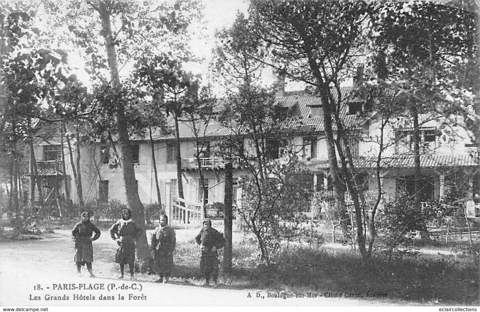 Le Touquet . Paris-Plage   62      Les Grands Hôtels Dans La Forêt      (voir Scan) - Le Touquet