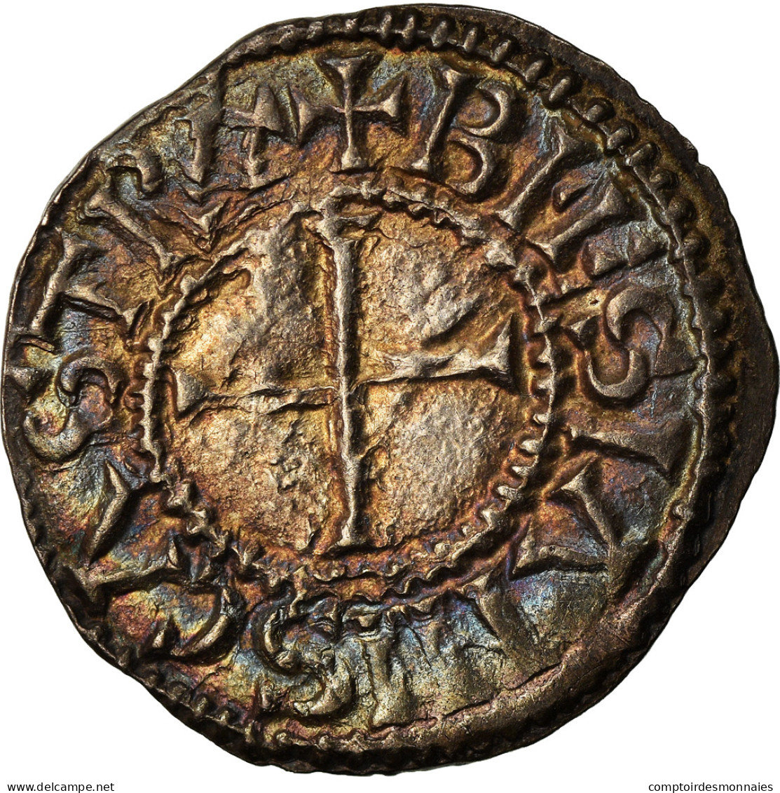 Monnaie, France, Eudes, Denier, 888-898, Blois, TTB+, Argent, Prou:482 - Altri & Non Classificati