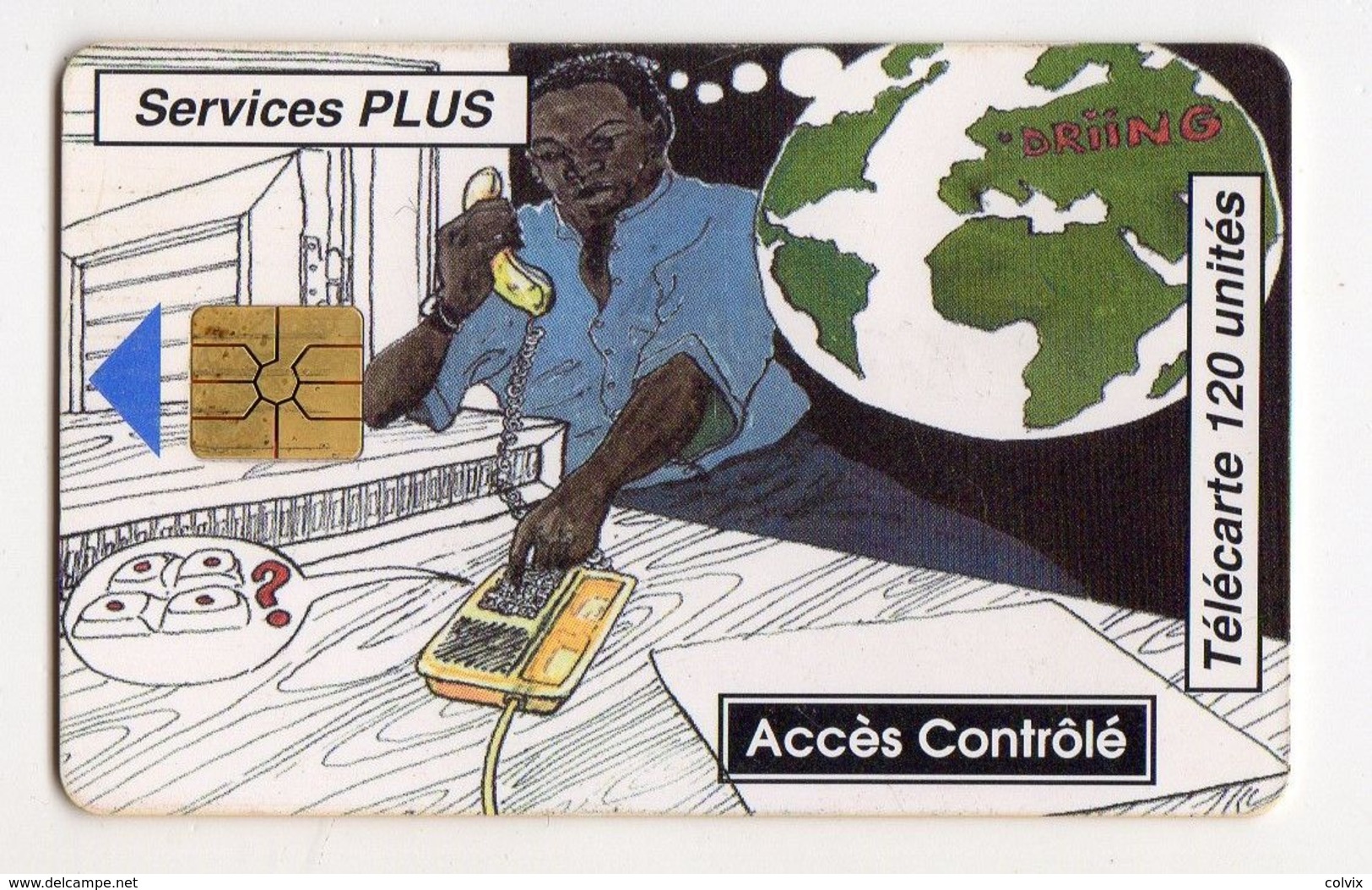 BENIN Ref MV Cards BEN-24 120U Services Plus 2 Date 11/94 - Bénin