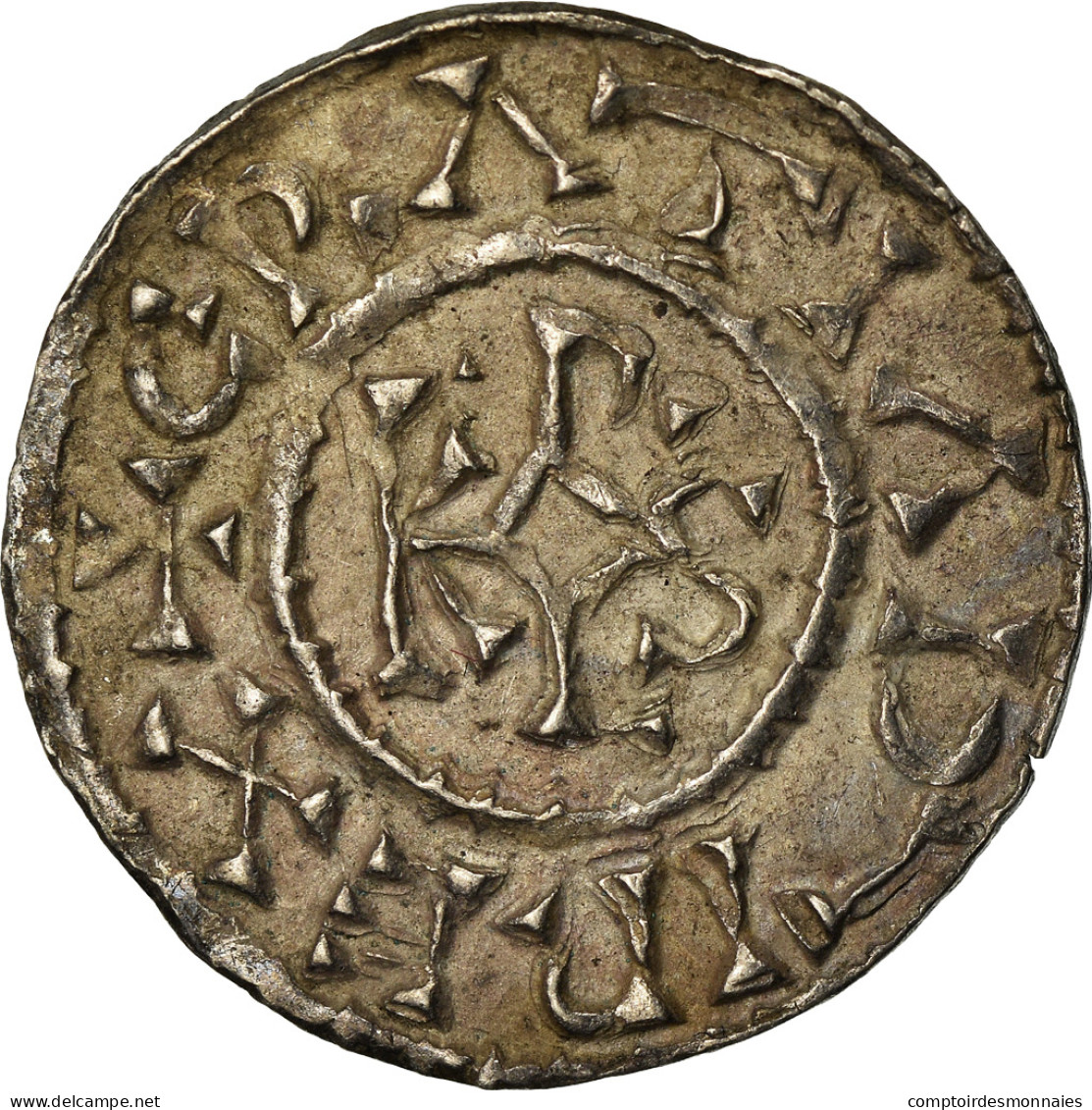 Monnaie, France, Charles Le Chauve, Denier, 864-865, Curtisasonien, TTB+ - Altri & Non Classificati