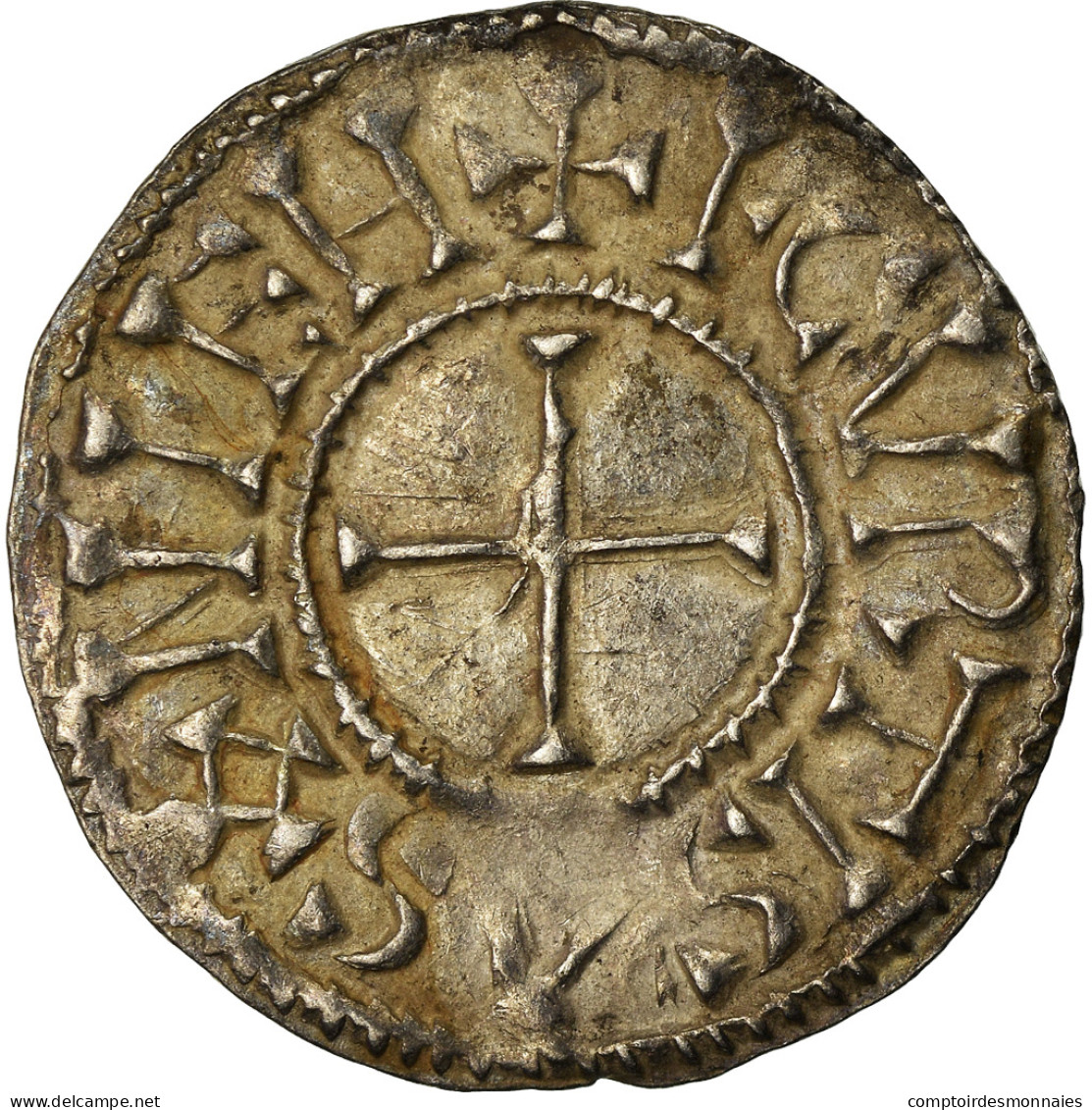 Monnaie, France, Charles Le Chauve, Denier, 864-865, Curtisasonien, TTB+ - Altri & Non Classificati