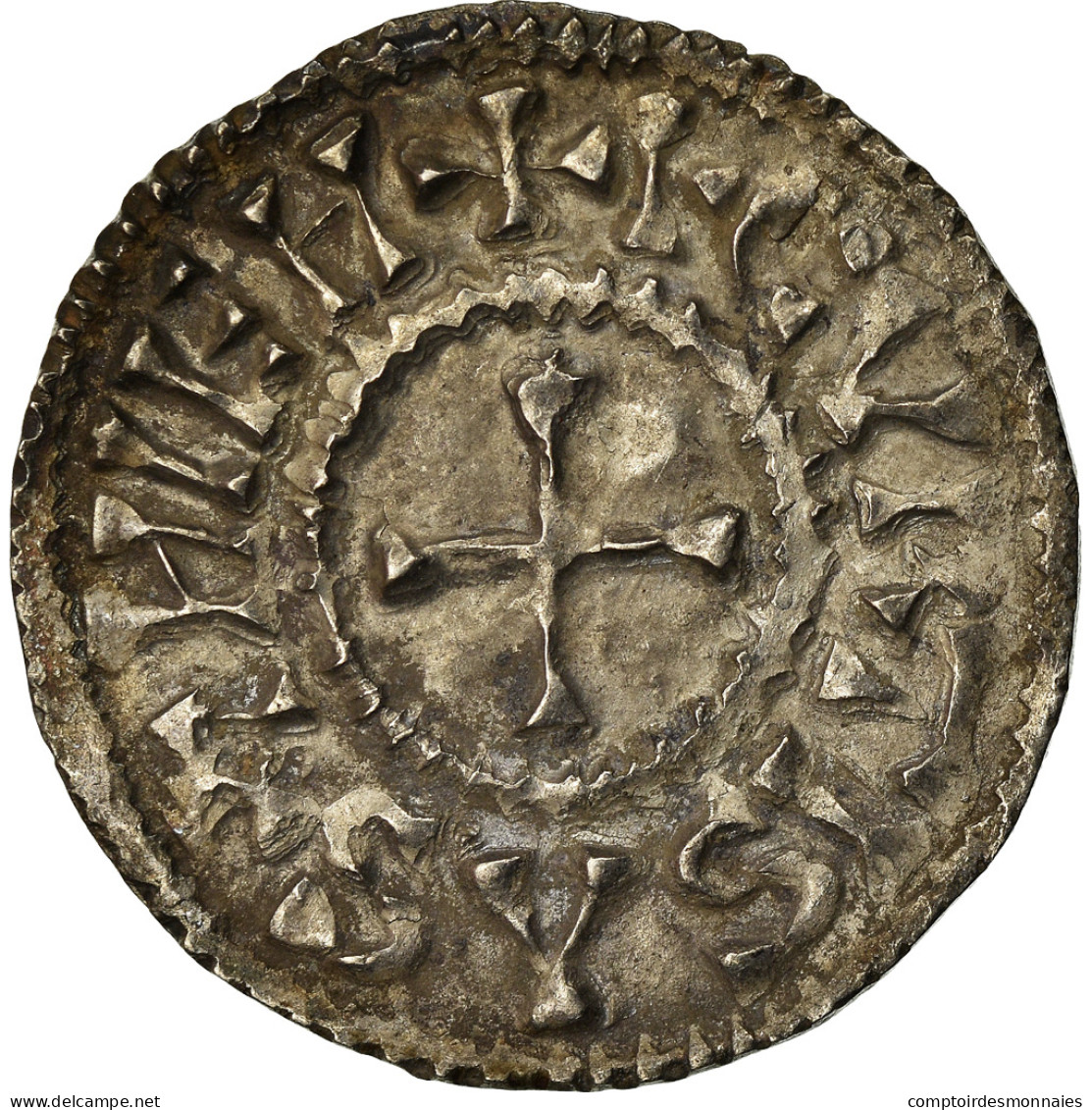 Monnaie, France, Charles Le Chauve, Denier, 864-865, Curtisasonien, SUP, Argent - Autres & Non Classés
