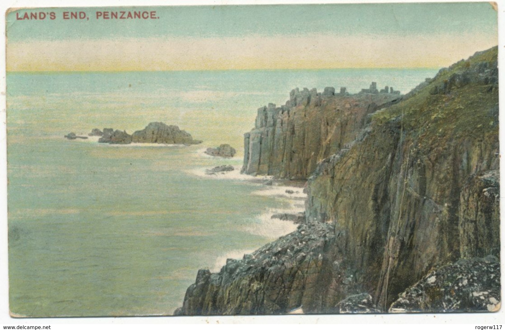 Land's End, Penzance, 1907 Postcard - Land's End