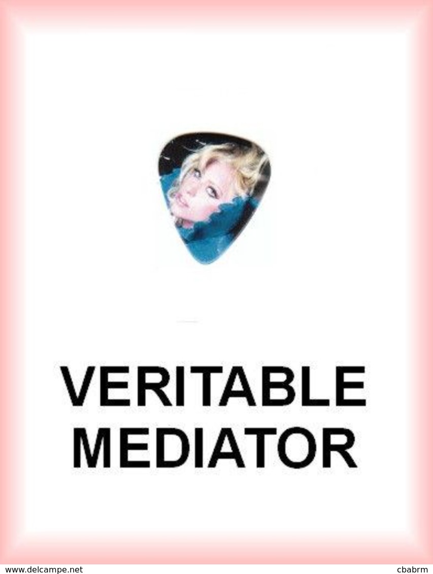 LADY GAGA MEDIATOR Medium PLECTRUM Guitar Pick (pull Bleu) - Zubehör & Versandtaschen