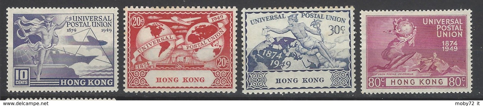 Hong Kong - 1949 - Nuovo/new MH - UPU - Mi N. 173/76 - Neufs