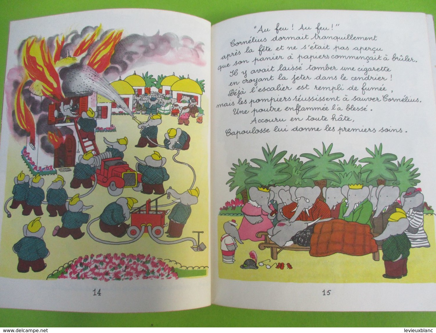 Les Albums Roses/"Vive Le Roi Babar" /Jean De Brunhoff/Imprimeur Gibert-Clarey/TOURS/1969   PLR8 - Hachette