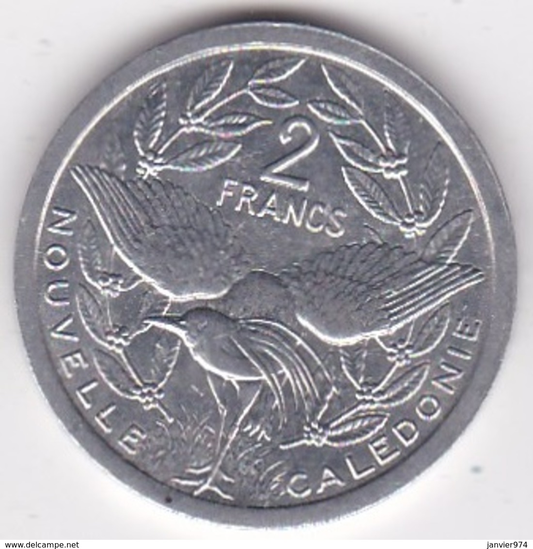 Nouvelle-Calédonie . 2 Francs 1987. Aluminium. - Nueva Caledonia