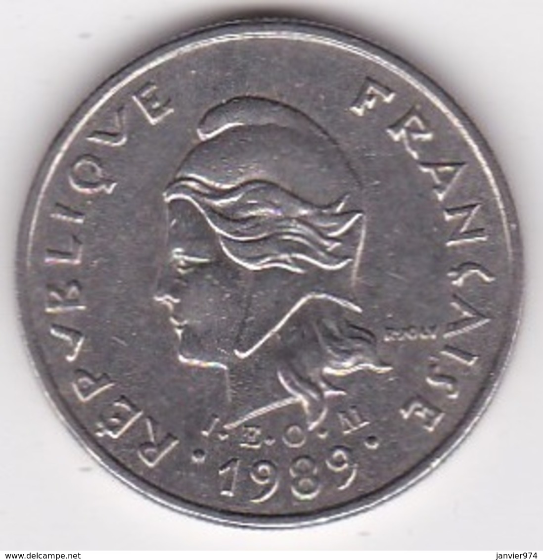Nouvelle-Calédonie. 10 Francs 1989. En Nickel - Neu-Kaledonien