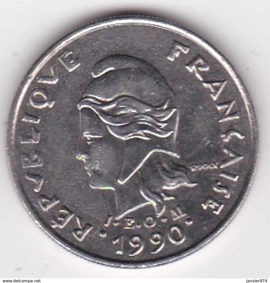 Nouvelle-Calédonie. 10 Francs 1990. En Nickel - Neu-Kaledonien