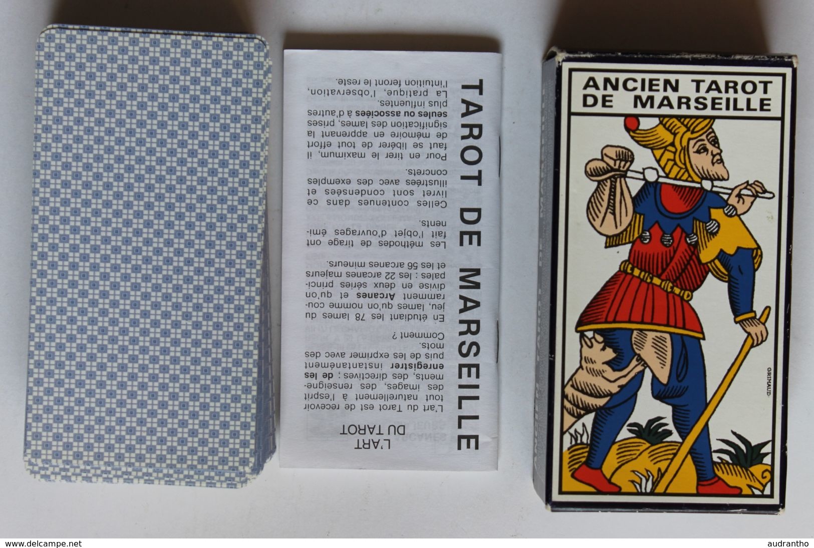 Ancien Jeu De Tarot De Marseille 1980 Grimaud Voyance Cartomancie Complet Très Bon état - Tarots