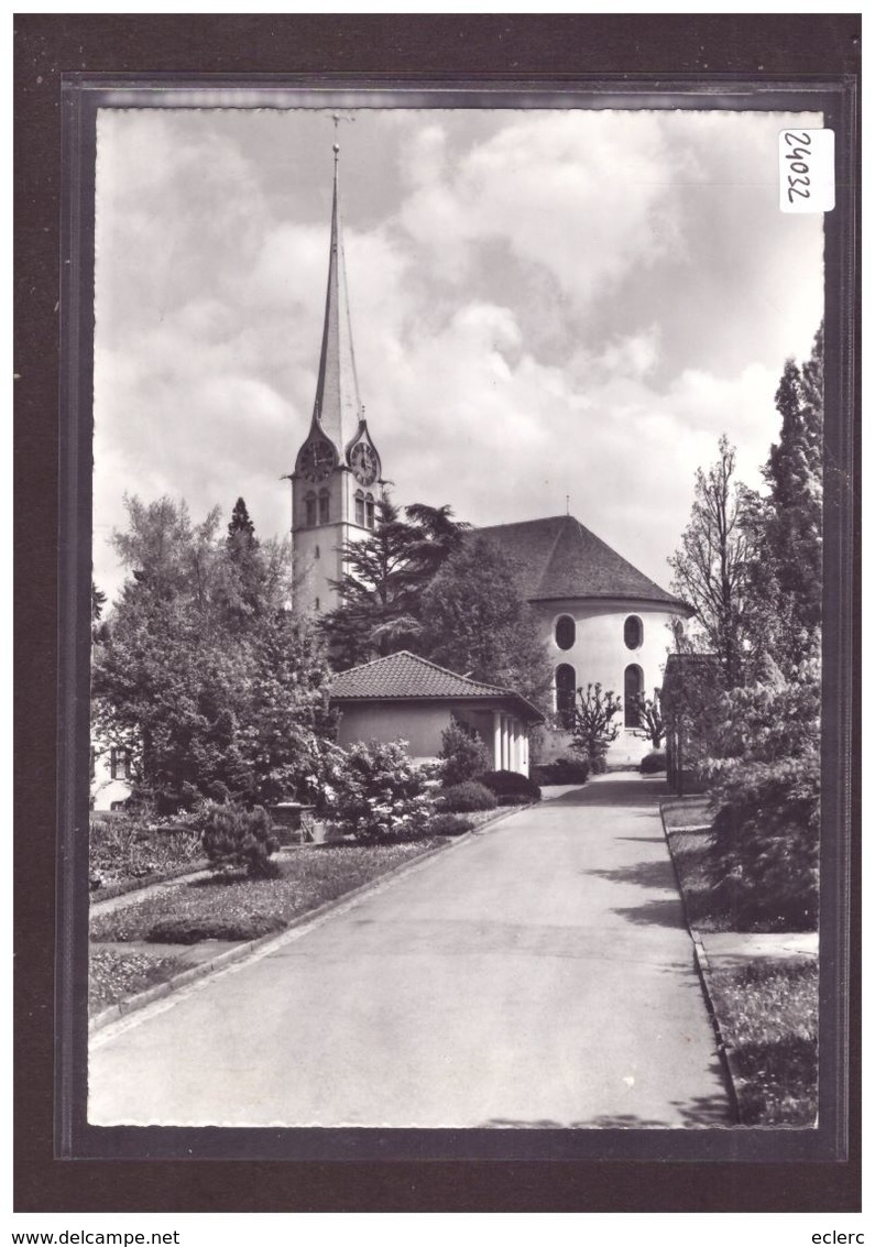 GRÖSSE 10x15cm - HORGEN - KIRCHE - TB - Horgen