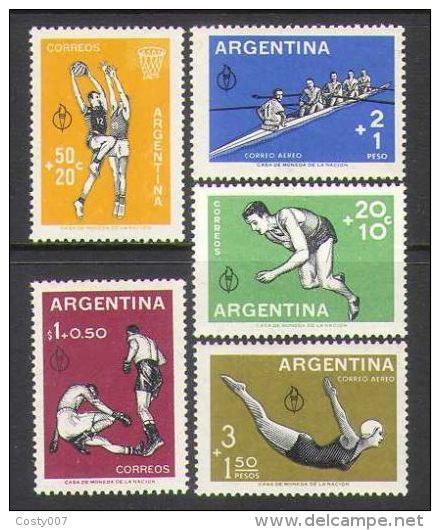 Argentina 1959 Sport Panamerican Games MNH DC.116 - Neufs