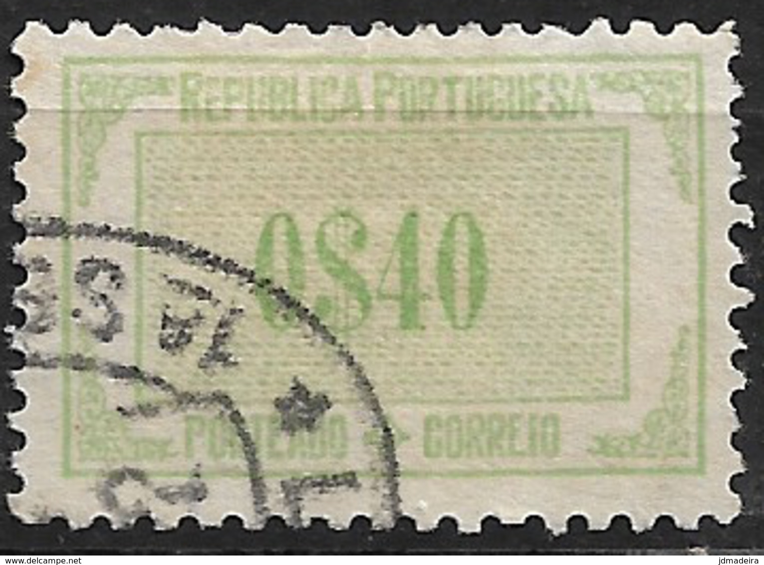 Portugal – 1932 Postage Due 0$40 Used Stamp - Gebraucht
