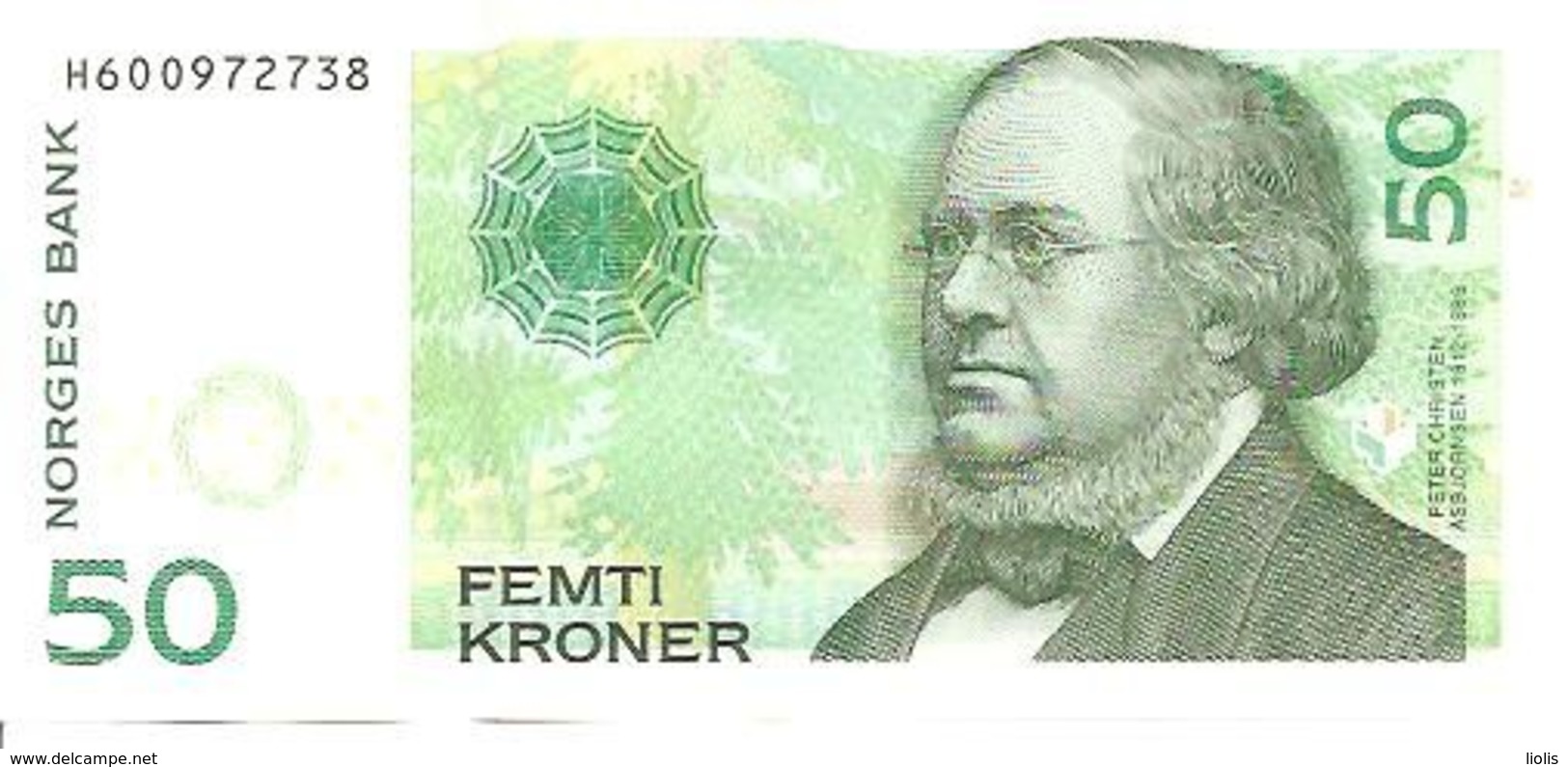 Norway P-46 50 Kroner  2015 UNC - Norway