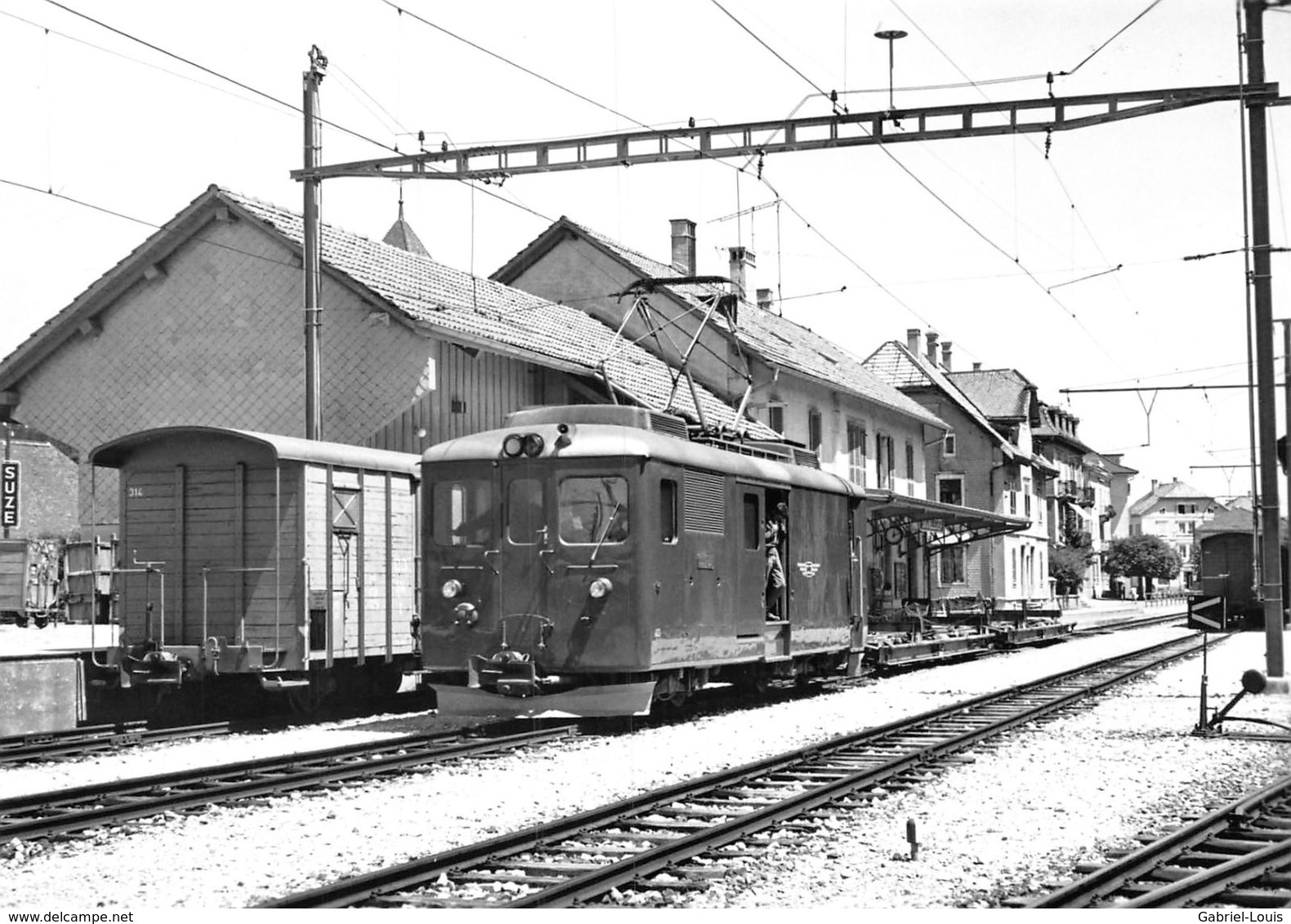 BVA - Gare De Saignelégier - Chemins De Fer Du Jura C.J - CJ - Ligne De Chemin De Fer - De 4/4 403 - Saignelégier