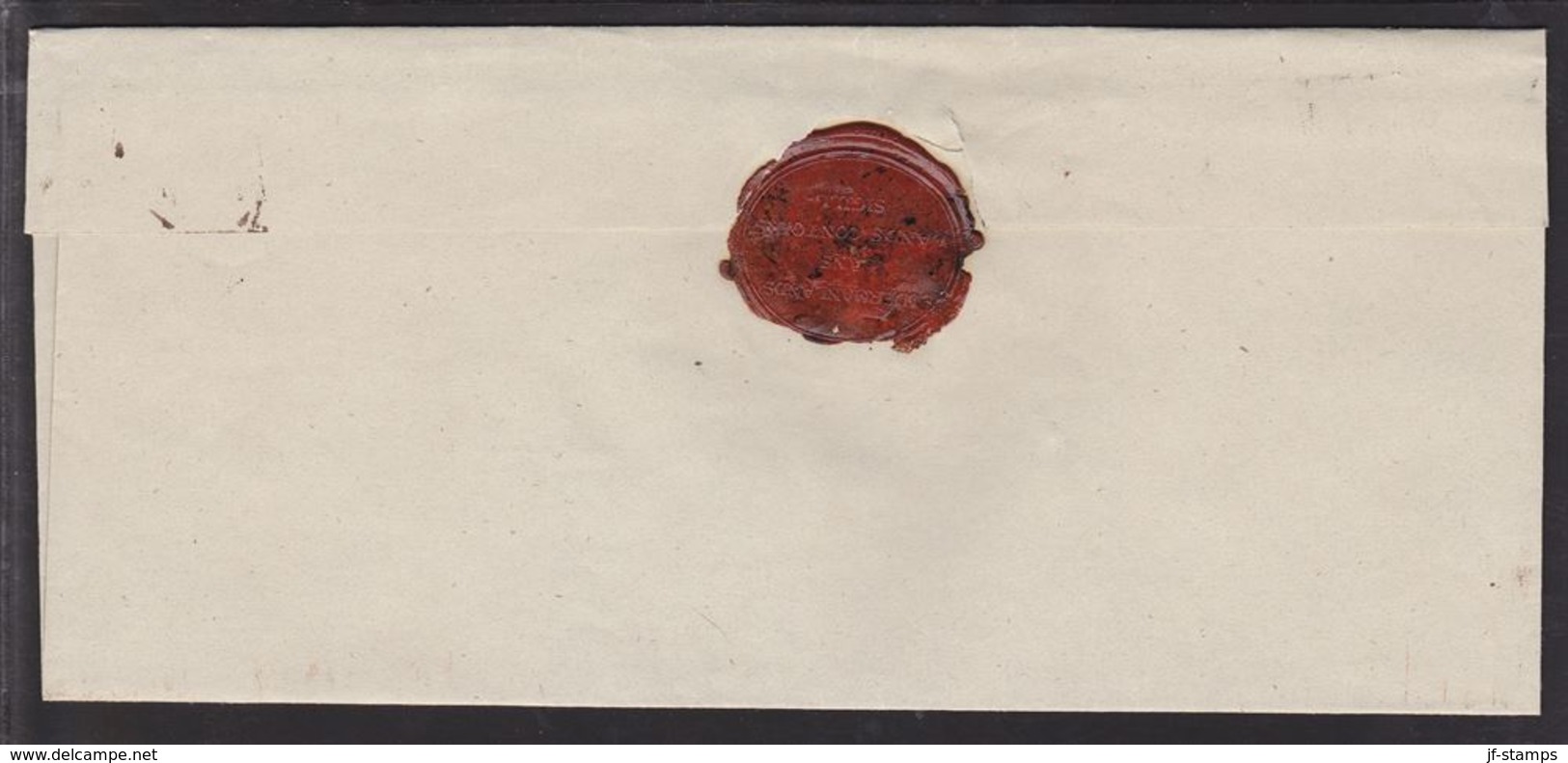 NYKÖPING FrBr  On Cover To Kongl. Seraphimer Ordens Gillet, Stockholm. Seal SÖDERMANL... () - JF111017 - ... - 1855 Vorphilatelie