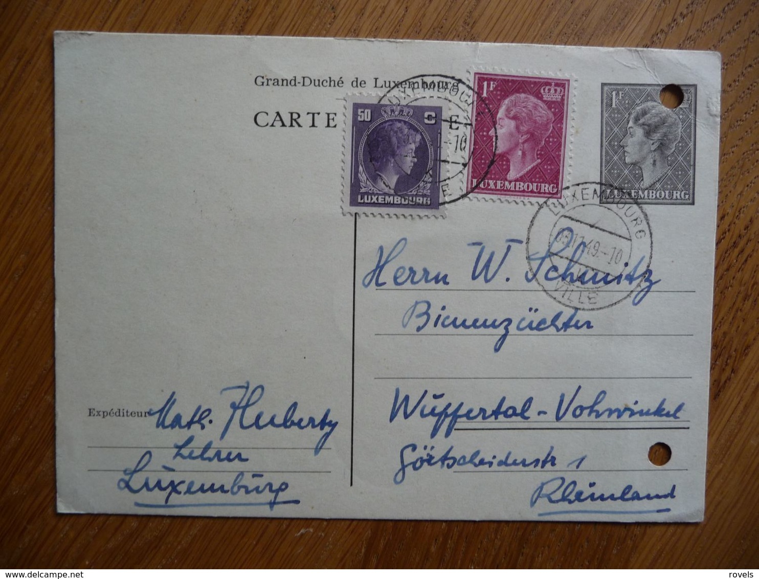 (3) CARTE LUXEMBOURG 1949 SEE SCAN - In Gedenken An