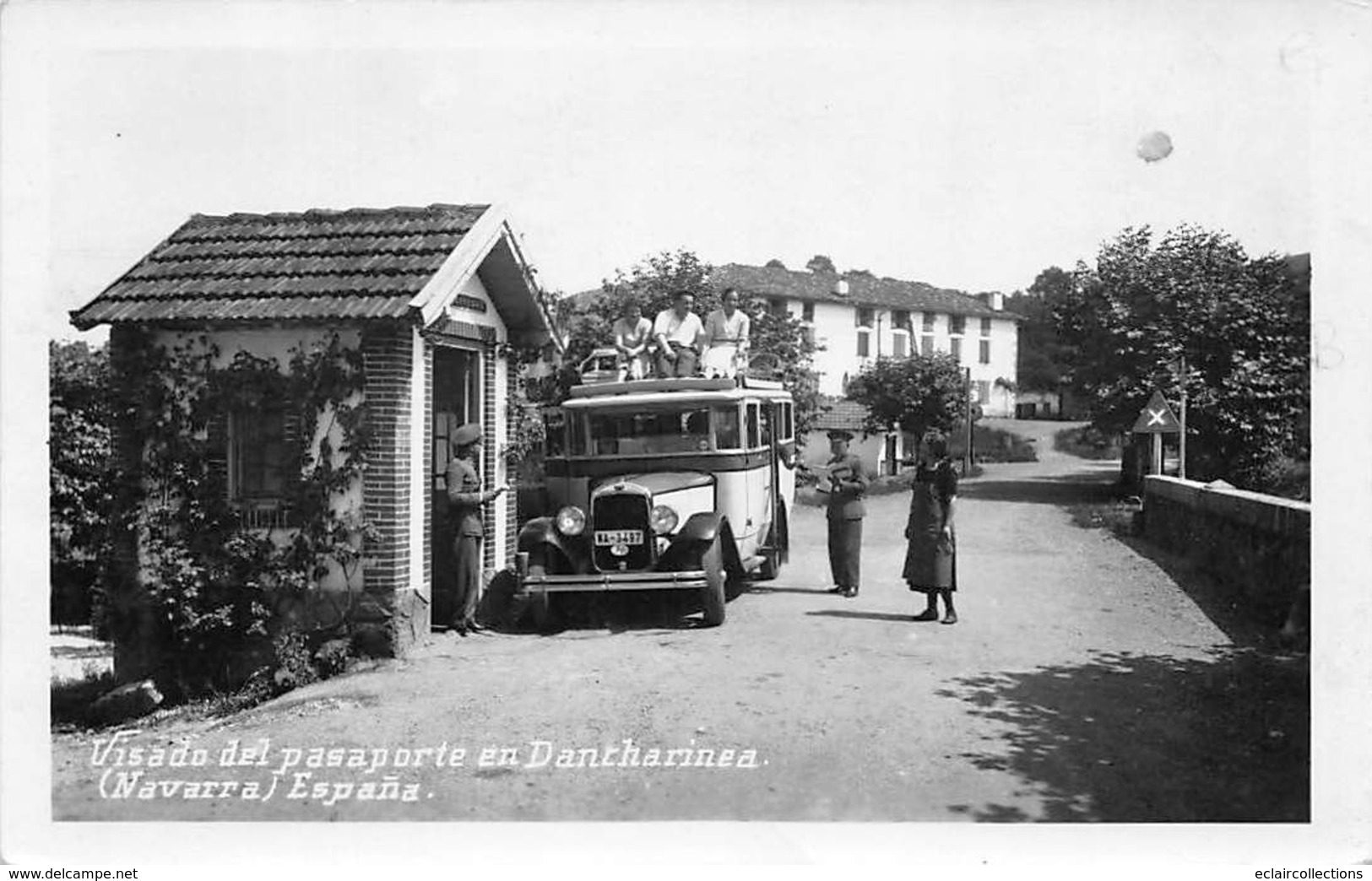 Espagne.     Aduana En Dancharinea     (Voir Scan) - Navarra (Pamplona)